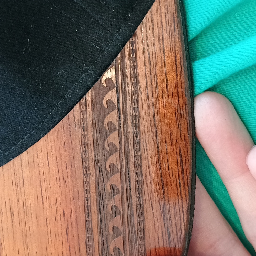 Kauai Kona Wood Veneer Brim Baseball Cap 🧢 - Picture 7 of 7
